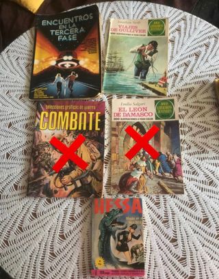 Cómics antiguos a color