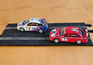 SCALEXTRIC RAC RALLY 2000 con EXTRAS