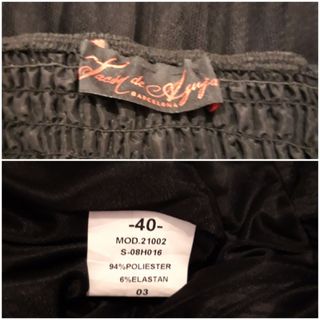 vestido fiesta largo en blanco y negro