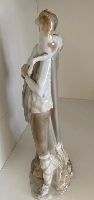 Pastor con cabrito porcelana Nao porcelana