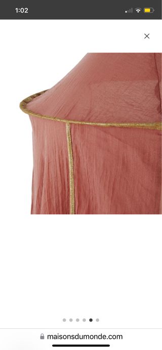 Dosel rosa terracota de Maisons du Monde