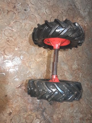 ruedas de mula mecánica