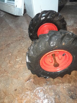 ruedas de mula mecánica