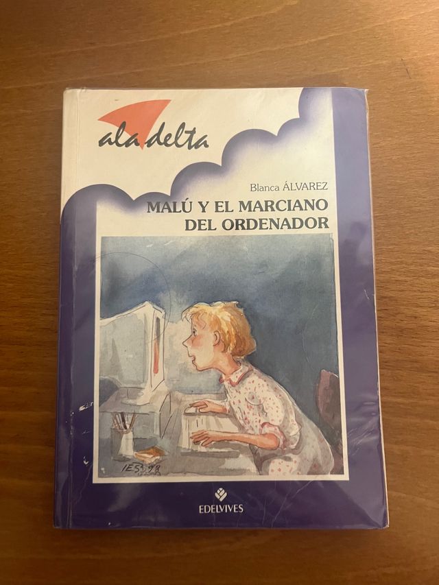 libro malú y el marciano del ordenador aladelta
