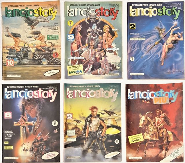 Lotto stock 57 fumetti vintage Lanciostory Skorpio