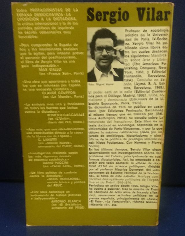 L'OPPOSIZIONE ALLA DITTATURA - SERGIO VILLAR