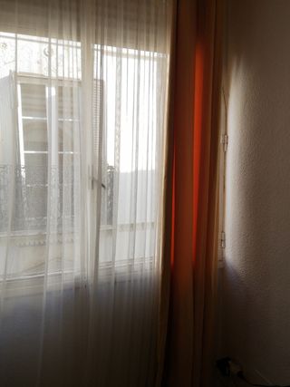 Cortinas efecto ante color mostaza 135x200
