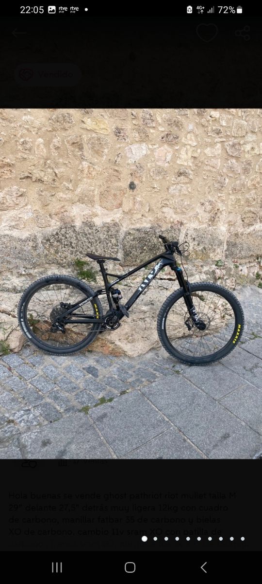 Vendo gohst-patriot talla m.