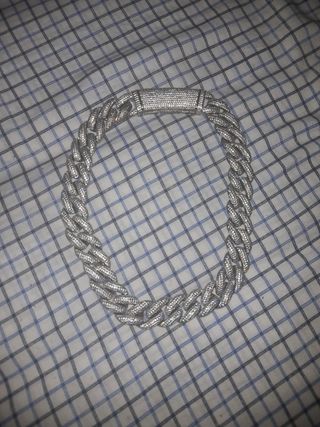 Cadena Cubana, estilo Prong 12MM PREMIUM 