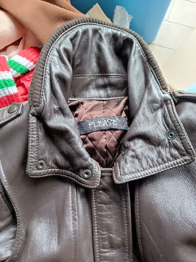 giacca vera pelle donna tg M