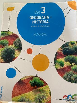 Anaya geografía e historia libro 3 ESO