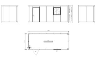Modulo prefabricado en madera