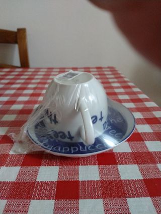 tazza con piattino