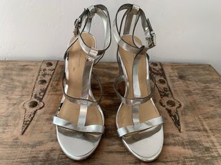 Sandalias plata