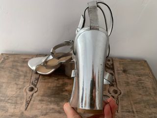 Sandalias plata