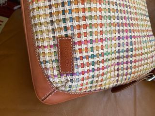 Borsa in Raffia con Pelle