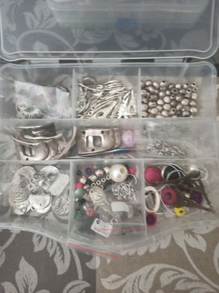 Lote Abalorios para bisutería y joyeria