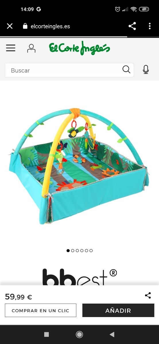 Alfombra Gimnasio actividades bebe