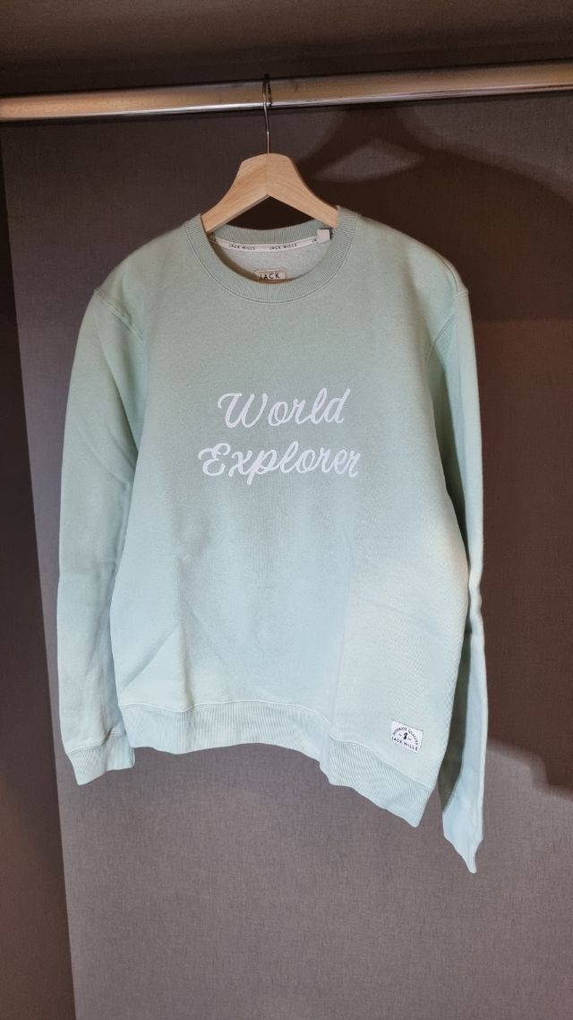 Sudadera verde Jack Wills talla S
