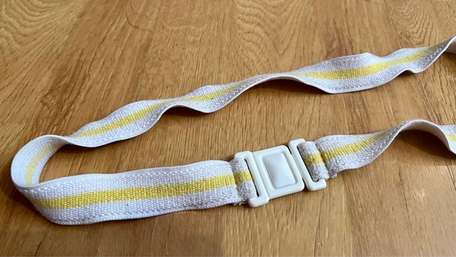 Cinturón blanco - Amarillo Zara