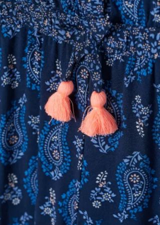 Mono verano de niña azul