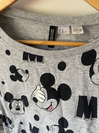 Camiseta crop top Mickey Mouse