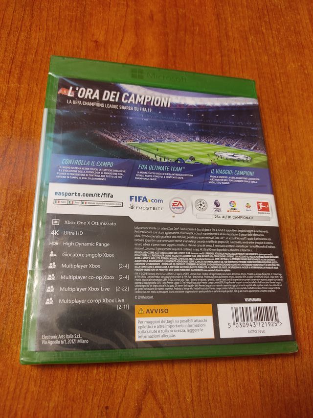 FIFA 19 per Xbox One sigillato