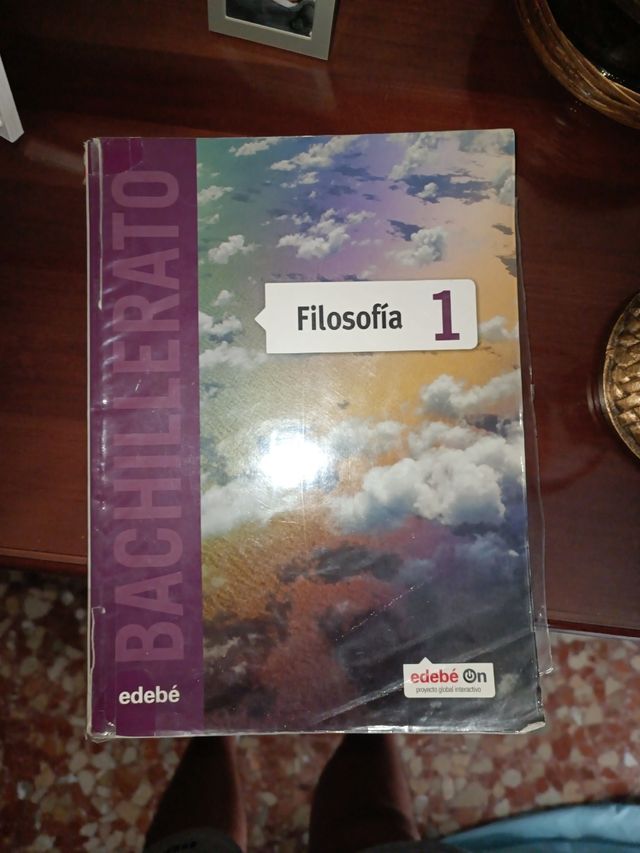 Libro 1° Bachillerato Filosofía edebé