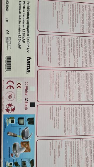 Transmisor video y audio INALÁMBRICO