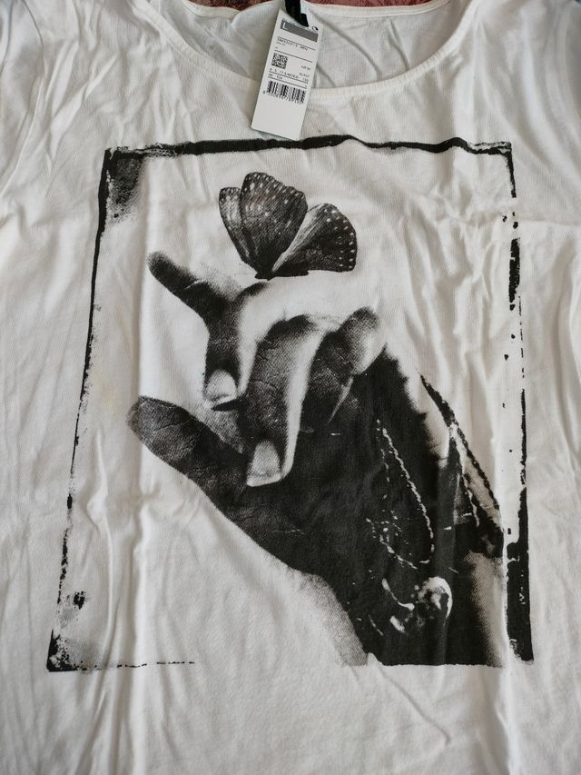 Maglietta cotone tg L Benetton 