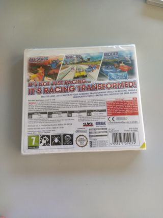 Sonic All Stars Ricing - 3Ds - Nuevo