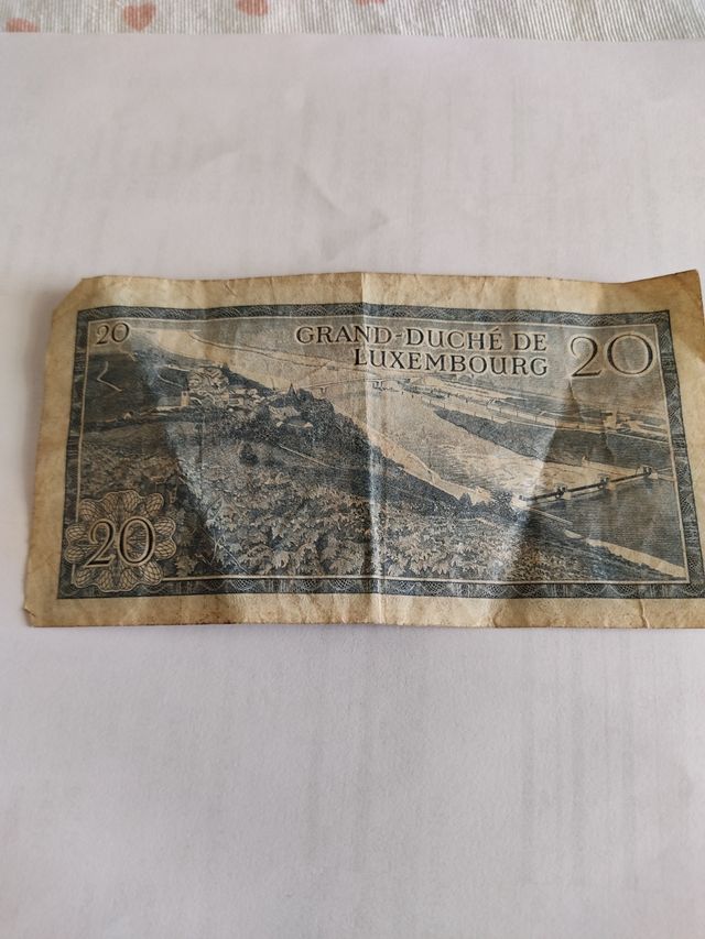 Banconota da 20 Franchi del Lussemburgo