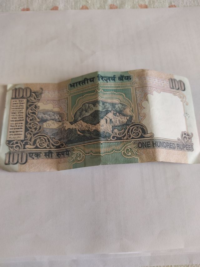 banconota 100 rupie India