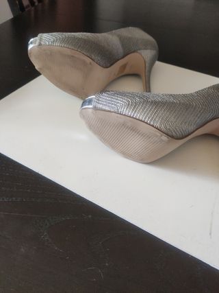 Zapato fiesta plata