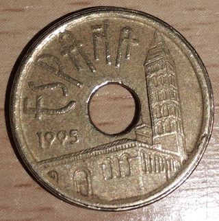 25 pesetas 1995 Castilla y Leon España Moneda