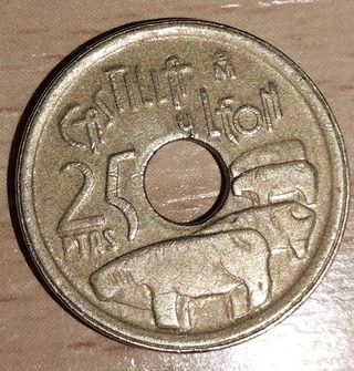 25 pesetas 1995 Castilla y Leon España Moneda