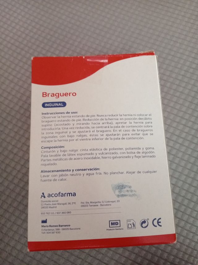 braguero inginal
