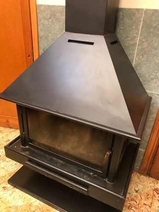 Chimenea completa de leña