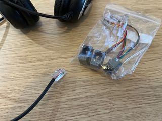 Auriculares para teléfono fijo oficina