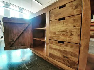 Mueble Consola Colonial Madera Maciza 