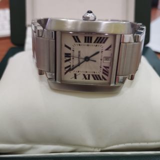 Cartier Tank Francés de Acero Automático