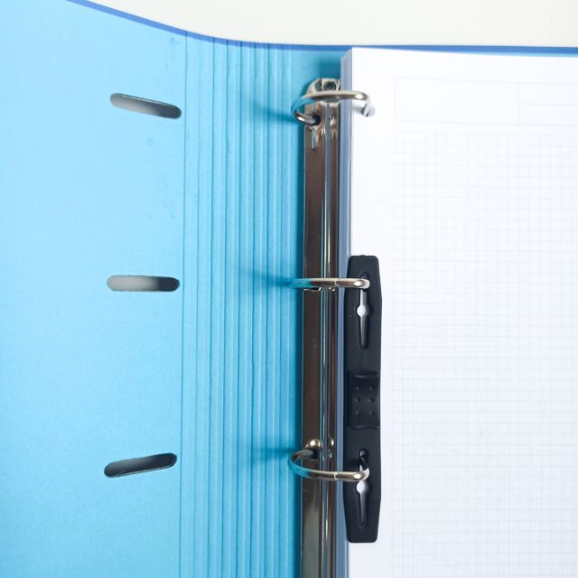 Carpeta de 4 anillas azul