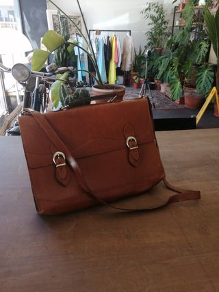 bolso vintage cuero