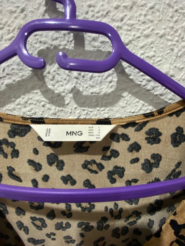 Vestido animal print