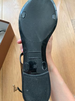 Sandalias plastico negras