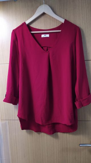 Camisa, blusa color rojo Marta Barcala