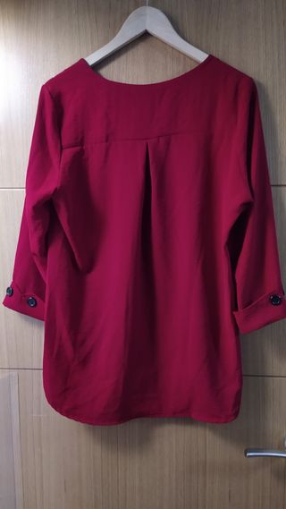 Camisa, blusa color rojo Marta Barcala