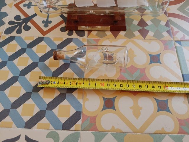 Barcos en botella de cristal