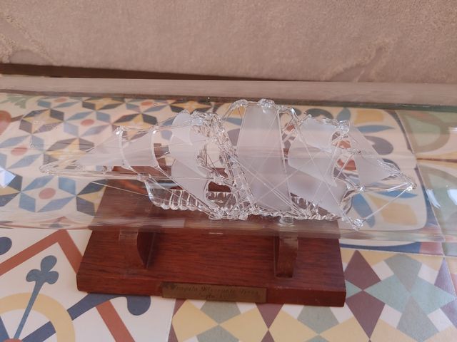 Barcos en botella de cristal
