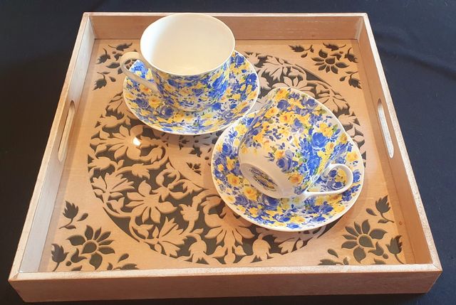 TAZAS DESAYUNO/TAZONES PORCELANA INGLESA